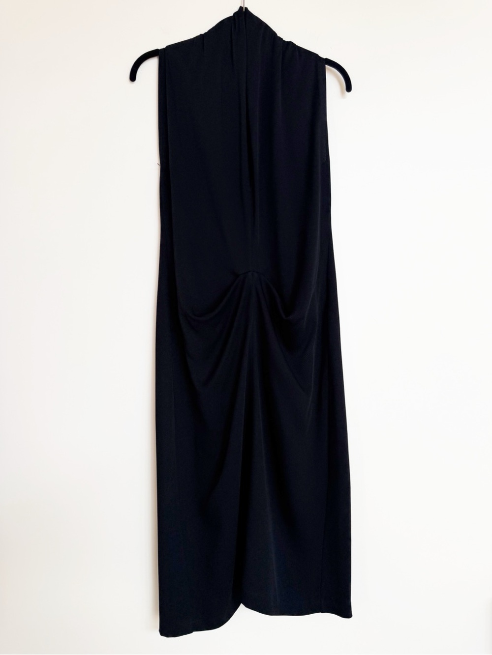 Zero + Maria Cornejo Black Draped Dress Size 6
